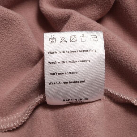 Pink Lily Oversized Microfleece Sweatshirt Soft Cozy Pullover Lounge Top Size L - Picture 7 of 9